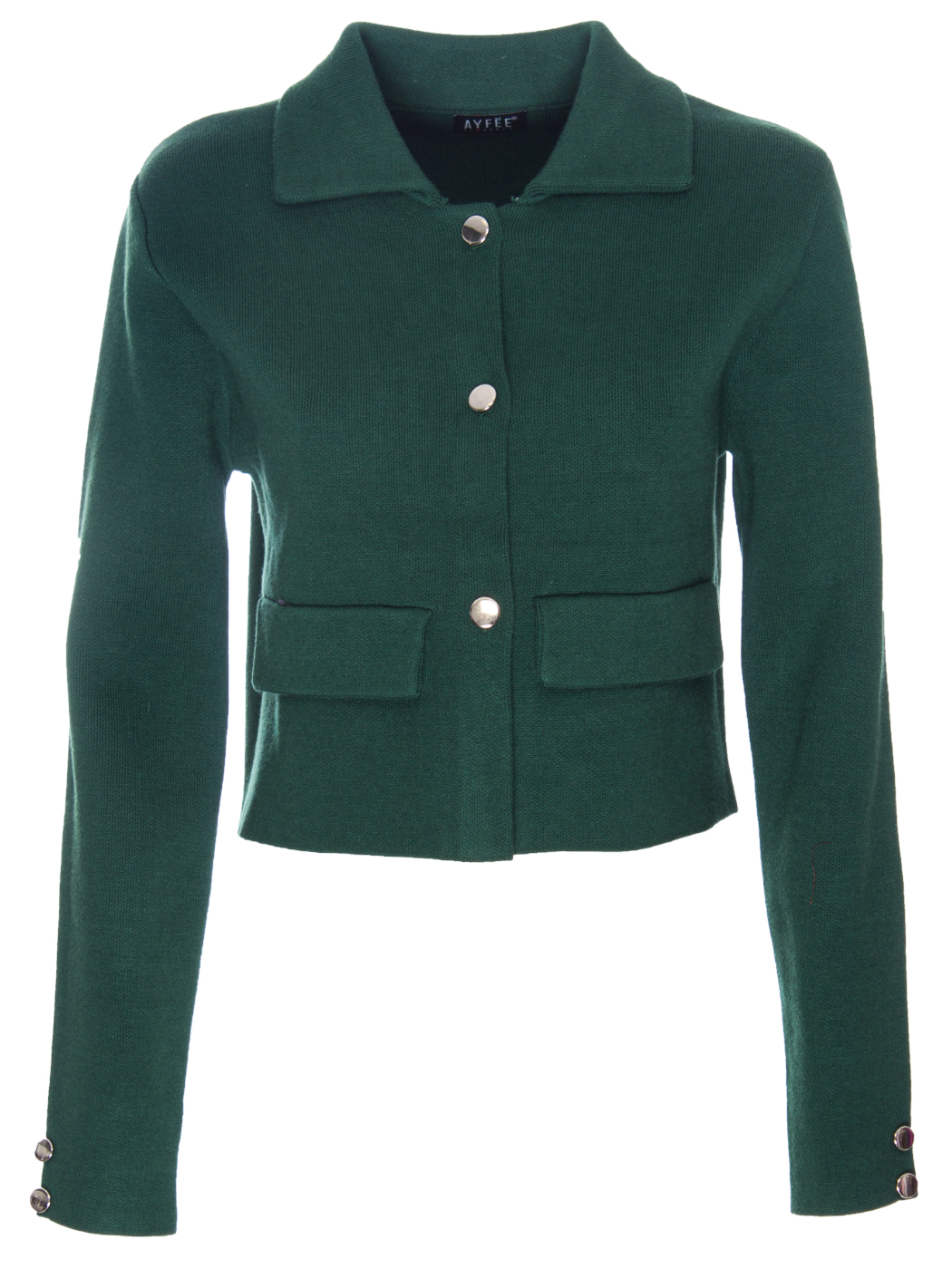 GIACCA CORTA PUNTO TESSUTO, 2 TG  - DARK GREEN